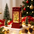 thumbnail image 6 of Eolstice Light Up Christmas Resin Figurine, LED Glowing Wind Lamp Decor, Festive Tabletop Ornament, Home Shelf Mantel Party Decoration, Holiday Gift, 6 of 7