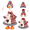 #1-Winter Plaid-Red, variant on 23 Inch Porch Goose Outfits with Dress,Hat and Scarf,Plaid Heart Gooses Clothing for Lawn,Patio Yard, Winter and Christmas Decor