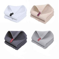 AUQ 8PCS Kitchen Towels,Soft Reusable Wash Cloths,Super Absorben Microfiber Cleaning Cloth,Honeycomb Weave Dish Towels for Kitchen