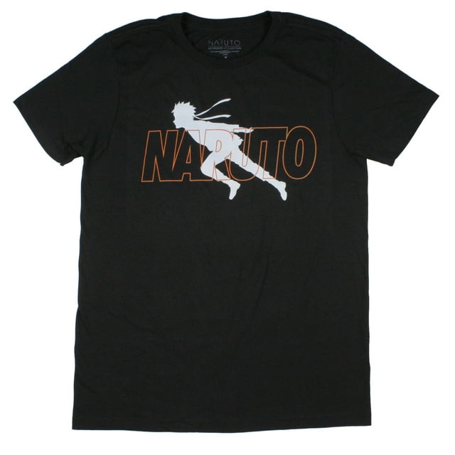 Naruto Shippuden Collection Men's Young Ninja Naruto Running T-Shirt, XL