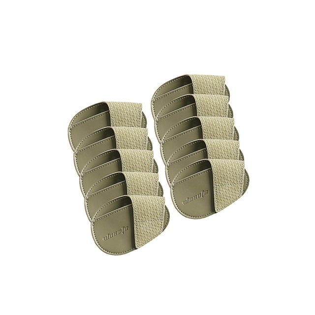 Golf Head Covers PU Portable Set Protective Portable Protector for Athlete Travel Golf Training Green Small