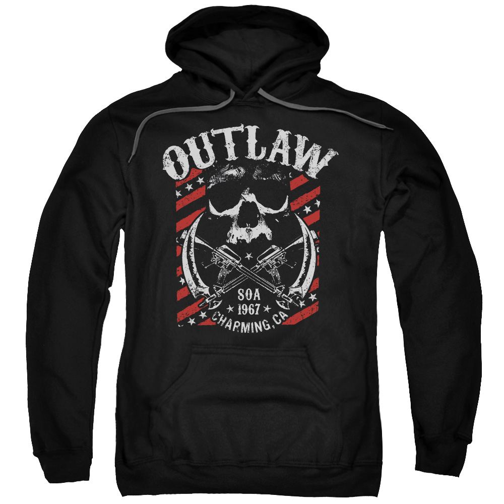 Sons Of Anarchy - Outlaw - Pull-Over Hoodie - XXXX-Large - Walmart.com