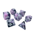 thumbnail image 3 of Milaget 7x Multi-faceted Dice Polyhedral Dice Set Accessaries White White, 3 of 6