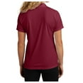 thumbnail image 3 of Yellow Rooster Women's PosiCharge Competitor Polo Shirts Maroon 4XL, 3 of 6