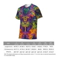 thumbnail image 6 of LAOLIUSN Men's Psychedelic Graphic Tee, Trippy All Over Print Shirt, Fluid Art 3D Vibrant Summer T-Shirt, Breathable Comfort,4XL, 6 of 7