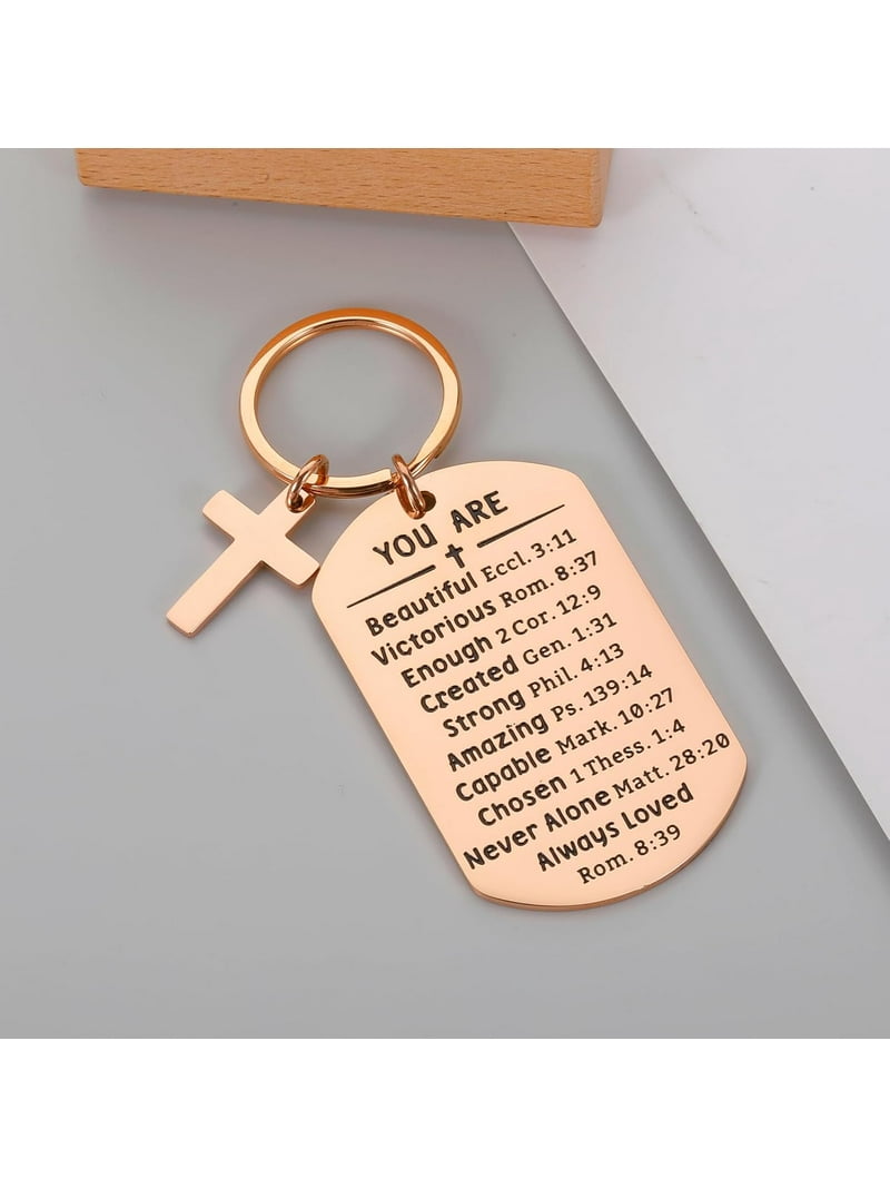 Baptism Gifts for Girl Boys First Communion Gifts for Teenager Girls  Religious Christian Gifts Keychain for Women Her Catholic Graduation  Birthday Gifts for Friends Mom Dad 1st Communion Gifts - Walmart.com, image size:800x1067