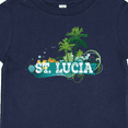 thumbnail image 4 of Inktastic St Lucia Vacation Cruise Trip Boys or Girls Baby T-Shirt, 4 of 5