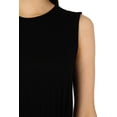 thumbnail image 4 of Black - Crew neck - Unlined - Modest Dress - Refka, 4 of 5