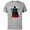 Athletic Heather, variant on Star Wars Darth Vader and Stormtroopers Dark Side Besties - Short Sleeve Cotton T-Shirt for Adults - Customized-Black