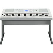 Yamaha DGX-660 88-Key Weighted Action Digital Grand Piano with Matching Stand, White
