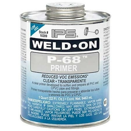 Weld On 10214 1/2 Pint Purple Weld-On P-68 Primer Cements