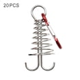 thumbnail image 4 of Clavijas de anclaje de cubierta retráctiles Sonducket 20 piezas con Clips de mosquetón Rojo, 4 of 6