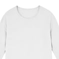 thumbnail image 4 of Avirosel Men's Casual Solid Color 3/4 Sleeve Round Neck Shirt Regular Fit Polyester Breathable Comfortable Top for Gym Sports Outdoor Activities White, 4 of 5