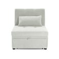 thumbnail image 4 of Poundex Convertible Chair Bed, 4 of 7