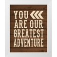 thumbnail image 1 of Robinson, Tamara 20x24 White Modern Wood Framed Museum Art Print Titled - You Are Our Greatest Adventure, 1 of 4