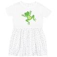 thumbnail image 3 of Inktastic Jumping Frog Girls Toddler Dress, 3 of 5
