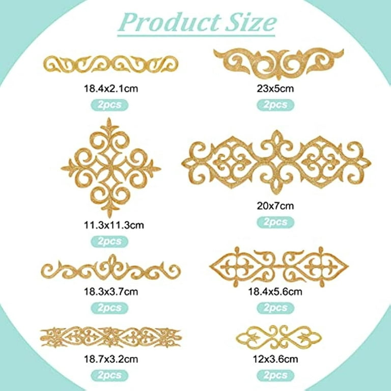 New Style Iron on Patch Wedding Dress Decorative Accessories