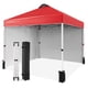 thumbnail image 1 of Garvee carpa plegable instantánea 10x10 con 2 paredes laterales y techo ventilado, impermeable y con sombra solar, incluye bolsa con ruedas para jardín, camping y eventos, 1 of 8