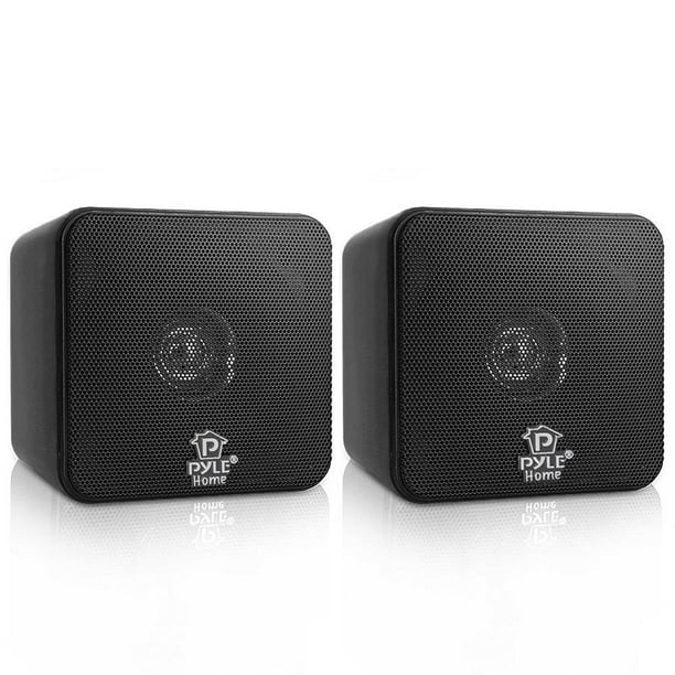 Altavoces de estantería Pyle Home PCB4BK de 4 pulgadas, 200 W y 8 ohmios, color negro