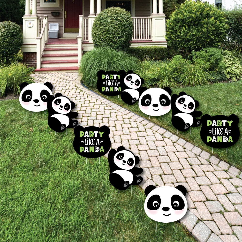 panda bear baby shower centerpieces