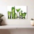 thumbnail image 2 of Elephant Stock Green Lime Cocktails Wall Art - Horizontal Canvas Wall Art - Living Room Wall Decor - Food And Drink Canvas - Green And White Decor - 12" x 8", 2 of 8