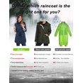 thumbnail image 4 of Twinklady Chaqueta De Lluvia Para Mujer, Cortavientos, Impermeables De Escalada A Rayas, Impermeables, Ligeros, Gabardinas Con Capucha Para Exteriores, Azul Marino Xl, 4 of 5