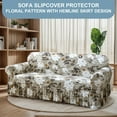 thumbnail image 3 of Stretch Sofa Couch Cover 1/2/3 Seat Non Slip Slipcover Protector Skirted Design, 3 of 8