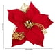 thumbnail image 4 of Bearachild 15/5 uds, polvo de brillo de flores artificiales de Navidad, adornos de árbol de Navidad DIY, flores falsas, decoraciones de Año Nuevo de Kits de decoración para fiestas Rojo 15PCS Bearachild HA008415-06, 4 of 6
