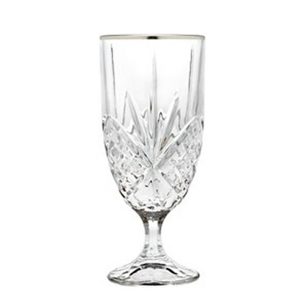 - Dublin Leaded Crystal Platinum Iced Tea Beverage Glasses, Set of 4