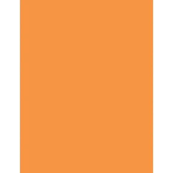 Pacon Neon Orange 10% Recycled Content 8.50" x 11" - 24 lb Basis Weight - 100 Sheets/Pack - Bond Paper