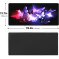 thumbnail image 3 of Glowing Purple Butterfly Desk Mat, Desk Accessory, Cute Workspace, Trendy Workspace, Trendy, 35.4x15.7in Large Gaming Mouse Pad, Cute Desk Topper, Pretty Desk Pad, 3 of 6