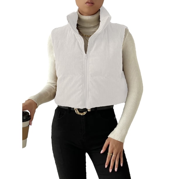 Wavlynn Corduroy Hooded Jacket Women Relaxed Fit Zip Front Elastic Cuffs Casual Everyday Wear main image 0