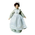 thumbnail image 2 of Paquete de 2 muñecas miniatura 1/12, modelo de hombros y piernas móviles, regalos de cumpleaño Zulema Muñecas de porcelana de casa de muñecas, 2 of 8