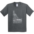 thumbnail image 3 of Inktastic Idaho State Word Salad Youth T-Shirt, 3 of 5