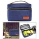 thumbnail image 4 of Bolsa térmica aislante, bolsa a prueba de fugas, lonchera, contenedor de alimentos reutilizable para la escuela. azul oscuro, 4 of 9