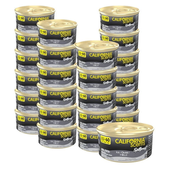 24 Pzs Aromatizante Auto CaliforniaScents ICE 60 Días Aroma