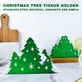 thumbnail image 2 of Christmas Decorations Stainless Steel Napkin Christmas Tree Napkin Napkin Western Restaurant Christmas Decoration Paper Towel, 2 of 3