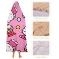 thumbnail image 4 of Hello Kitty Blanket Hoodie, Wearable Blanket, Cloak Hooded Throw Blanket, Soft Warm Fluffy Blankets for Bed Couch Sofa, 4 of 8