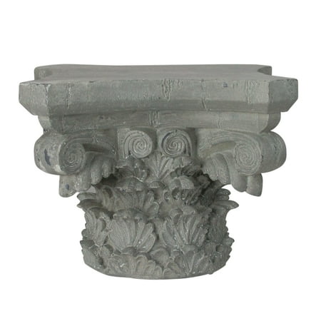 7 5 Small Gray Weathered Pedestal Display Stand