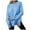 Blue, variant on larppty Women Oversized Sweatshirts Thumbhole Long Sleeve Hoodies Shirts 2025 Fall Side Slit Pullover Top Y2k Outfits (Red, M)