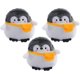 thumbnail image 1 of 3PCS Söt Kawaii Djur Plånböcker för Tonårsflickor Liten Myntväska Mini Plysch Plånböcker Sminkväska för Kvinnor med Dragkedja Pingvin, 1 of 5