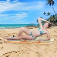 thumbnail image 6 of SKYSONIC Beach Towels 30"x60", Tropical Starfish Sea Beach Camping Towels Summer Ocean Sunset Sand Free Beach Towel, Large Beach Towels Quick Dry Bath Travel Towels Pool Yoga Beach Mat for Men Women, 6 of 7
