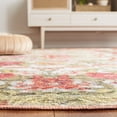 thumbnail image 3 of SAFAVIEH Besarabian Evonne Floral Machine Washable Area Rug, Ivory/Sage Rust, 5'3" x 7'6", 3 of 8