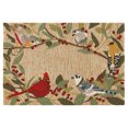 thumbnail image 1 of Liora Manne Natural Indoor Outdoor Area Rug, Bird Border, 4' x 2' 6", 1 of 5