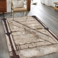 thumbnail image 2 of Area Rugs 2.7'x5', Farmhouse Wood Grain Carpet for Living Room Bedroom Dining Room, Vintage Country Barn Gate Brown Throw Kitchen Rugs Non Slip Washable Rectangle Indoor Outdoor Rugs, 2 of 8