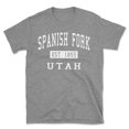 thumbnail image 1 of Spanish Fork Utah Classic Established Men's Cotton T-Shirt, 1 of 1