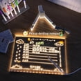 thumbnail image 3 of Note Message Board Lamp Glowing Writing Reusable Portable Erasable Painting Night Light Decoration Bedside Rewritable Bedroom Personalized 20x20cm, 3 of 9
