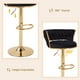 thumbnail image 5 of Juego de 2 taburetes de bar VECELO con altura de mostrador ajustable, color negro, 5 of 8