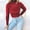 Red, variant on BEFOKA Women's 2025 Fall Turtleneck Oversized Sweaters Long Sleeve Knit Pullover Tops Slim Fits Winter Fashion Clothes Mock Neck Knitted Tops Winter Shirts Outerwear