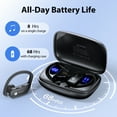 thumbnail image 5 of VEAT00L Wireless Earbuds Bluetooth Headphone Sport, Bluetooth 5.4 Earbud, 72Hrs Earphone with Earhook, Noise Cancelling Mic, IP7 Waterproof Headset for Workout/Running, 5 of 7